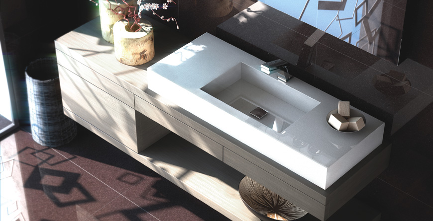 Vanity Tops production in Silestone Germany