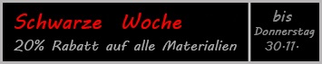 Schwarzes-Wochenende -20%!